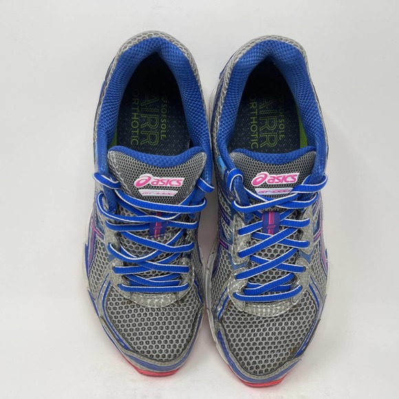 ASICS GT-1000 Run Shoe Women's 8 1/2 Silver Blue T3R5N 927:J.7.8 - Picture 11 of 13